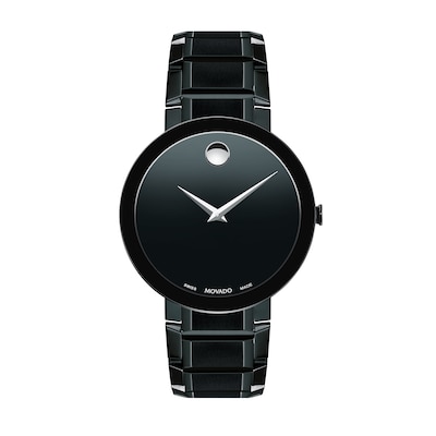 Men's Movado Sapphire™ Black PVD Watch (Model: 0607179)