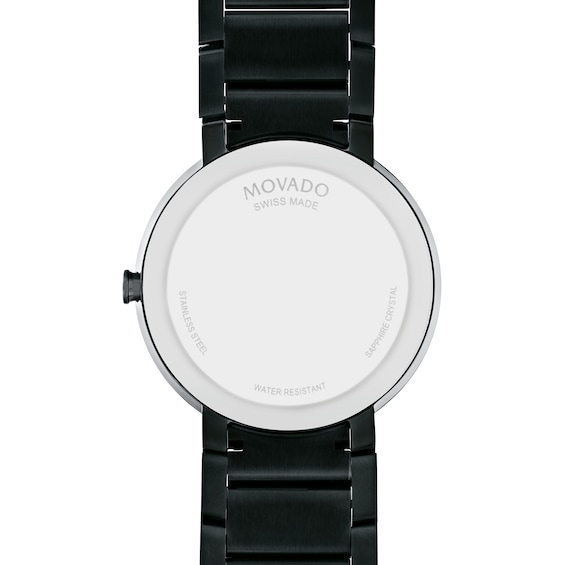 Men's Movado Sapphire™ Black PVD Watch (Model: 0607179)