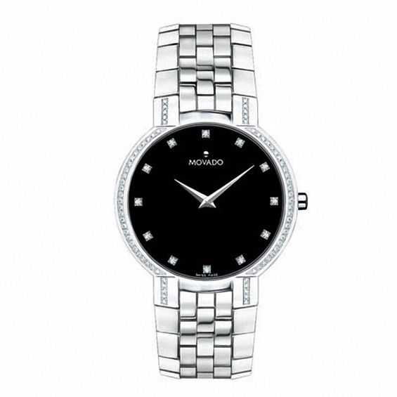 Movado with 2024 diamonds