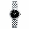 Thumbnail Image 0 of Ladies' Movado Faceto™ Stainless Steel Bracelet Watch with Diamond Bezel (Model: 0605586)