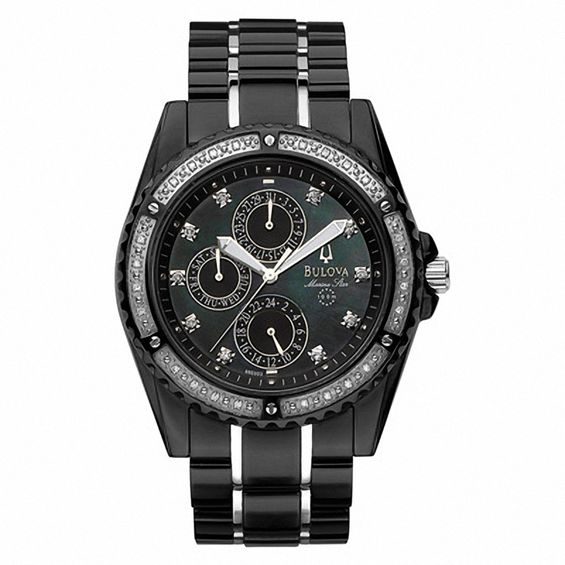 bulova marine star black diamond