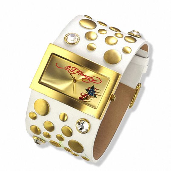 Ed Hardy Love Child Strap Watch (Model: LC-WG)