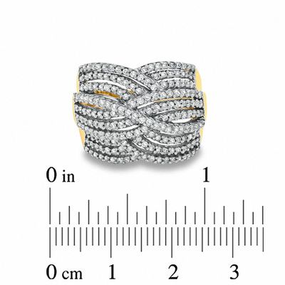 1.00 CT. T.W. Diamond Fashion Ring in 10K Gold