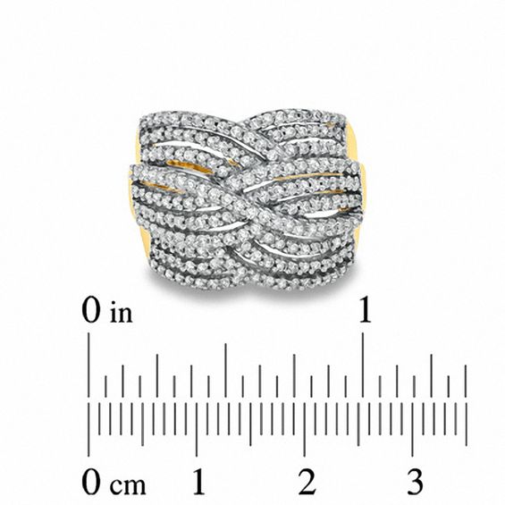 1.00 CT. T.W. Diamond Fashion Ring in 10K Gold