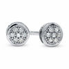 Thumbnail Image 0 of 0.04 CT. T.W. Multi-Diamond Round Stud Earrings in 10K White Gold