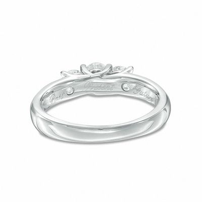 1.00 CT. T.W. Diamond Three Stone Ring in 10K White Gold