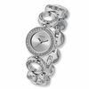 Thumbnail Image 0 of Ladies' DKNY Stainless Steel Bracelet Watch with Silver Dial and Crystal Accents (Model: NY3650)