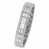 Thumbnail Image 0 of Ladies' DKNY Crystal Accent Watch with Rectangle White Dial (Model: NY3715)