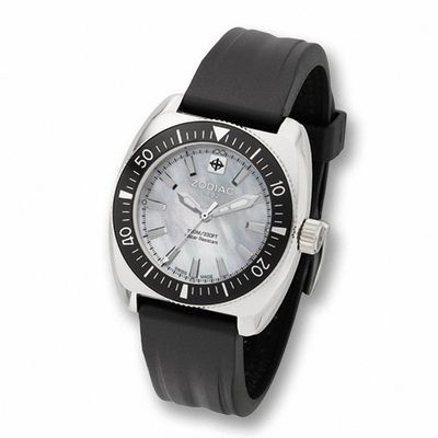 Men's Zodiac Desert Falcon Strap Watch with Mother-of-Pearl Dial (Model: ZS4516)