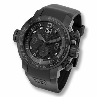 Men's Zodiac ZMX 03 Black IP Strap Watch (Model: ZO8507)