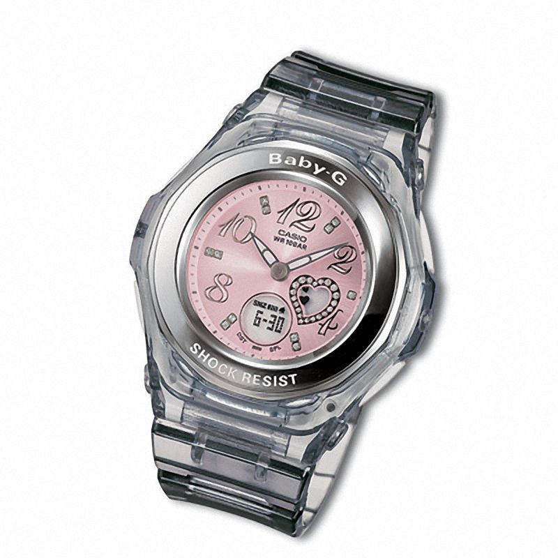 Ladies' Casio Pink Dial Baby-G Watch (Model: BGA-100-8B)|Peoples Jewellers