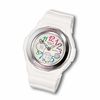 Thumbnail Image 0 of Ladies' Casio Multi-Coloured Numbers White Baby-G Watch (Model: BGA-101-7B)