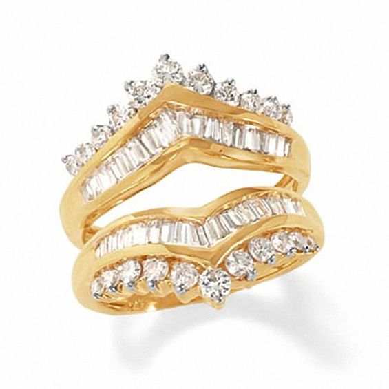 1.20 CT. T.W. Diamond Solitaire Enhancer in 14K Gold