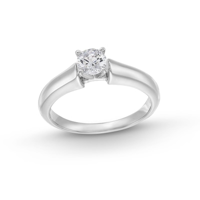 CT. Canadian Certified Diamond Solitaire Engagement Ring in 14K Gold (I/I1