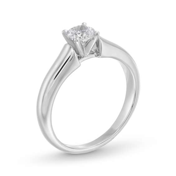 CT. Canadian Certified Diamond Solitaire Engagement Ring in 14K Gold (I/I1