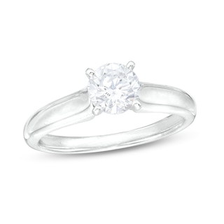 1.00 CT. Certified Canadian Diamond Solitaire Engagement Ring in 14K ...