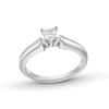 CT. Canadian Certified Princess-Cut Diamond Solitaire Engagement Ring in 14K White Gold (I/I1