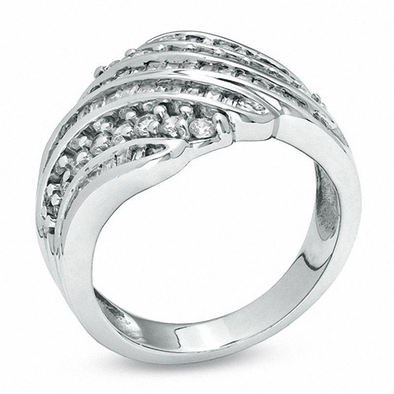 0.75 CT. T.W. Diamond Fashion Ring in 10K White Gold