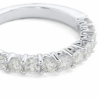 Celebration Canadian Lux® 1.00 CT. T.W. Certified Diamond Wedding Band in 18K White Gold (I/SI2)