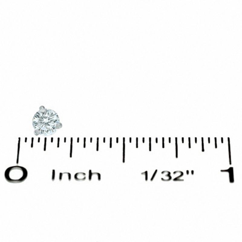 0.10 CT. T.W. Canadian Certified Diamond Solitaire Stud Earrings