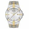 Thumbnail Image 0 of Men's Bulova Diamond Accent Two-Tone Watch with Silver-Tone Dial (Model: 98D115)