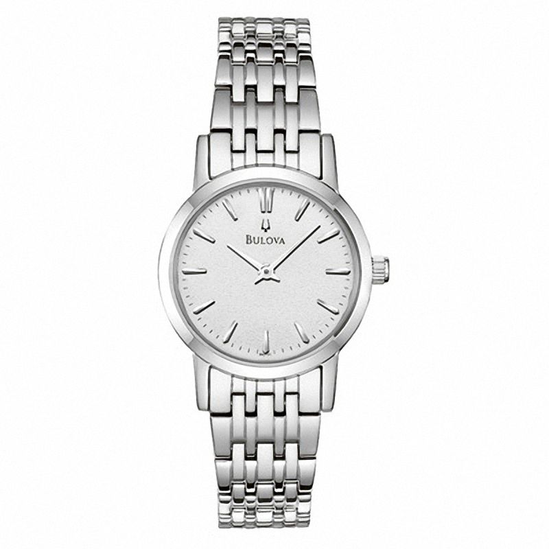 Ladies' Bulova Watch with Silver-Tone Dial (Model: 96L131)