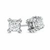 Thumbnail Image 1 of 1.00 CT. T.W. Diamond Stud Earrings in 14K White Gold