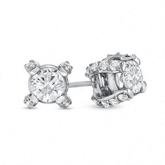 1.00 CT. T.W. Diamond Stud Earrings in 14K Gold