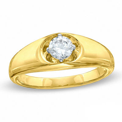 CT. Certified Canadian Diamond Solitaire Engagement Ring in 14K Gold (I/I2