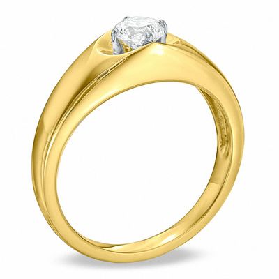 CT. Certified Canadian Diamond Solitaire Engagement Ring in 14K Gold (I/I2