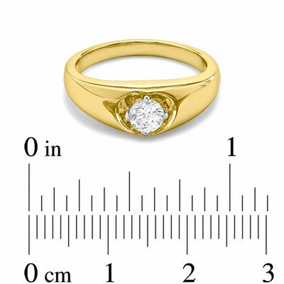 CT. Certified Canadian Diamond Solitaire Engagement Ring in 14K Gold (I/I2