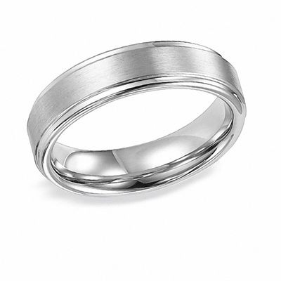 Men's 6.0mm Wedding Band in Tungsten Carbide - Size 10