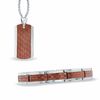 Thumbnail Image 0 of Men's Dog Tag Necklace and Bracelet Set in Two-Tone Stainless Steel