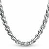 Men's Oval Link Chain Necklace in Stainless Steel - 24"