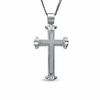 Thumbnail Image 0 of Cross Pendant in Stainless Steel - 24"