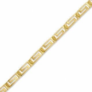 Greek Key Bracelet in 10K Gold - 7.25"