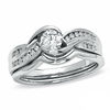 Thumbnail Image 0 of 0.50 CT. T.W. Certified Canadian Diamond Bridal Set in 14K White Gold (I/I1)