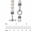 Thumbnail Image 2 of Honora Pallini 7.5-8.5 Oval Freshwater Cultured Pearl Toggle Necklace-17.5"