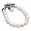 Thumbnail Image 0 of Honora Pallini 7.5-8.5mm Oval Freshwater Cultured Pearl Strand Toggle Bracelet-7.5"