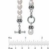 Thumbnail Image 2 of Honora Pallini 7.5-8.5mm Oval Freshwater Cultured Pearl Strand Toggle Bracelet-7.5"