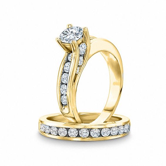 2.00 CT. T.W. Diamond Bridal Set in 14K Gold | Peoples Jewellers