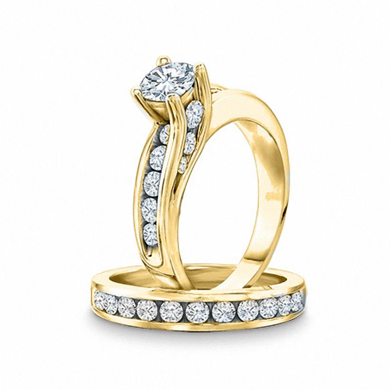 1.00 CT. T.W. Diamond Bridal Set in 14K Gold