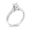 0.33 CT. Certified Colourless Princess-Cut Diamond Solitaire Engagement Ring in 14K White Gold (F/I1)