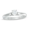 Thumbnail Image 0 of 0.30 CT. Certified Colourless Diamond Solitaire Engagement Ring in 14K White Gold (F/I1)