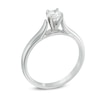 Thumbnail Image 1 of 0.30 CT. Certified Colourless Diamond Solitaire Engagement Ring in 14K White Gold (F/I1)