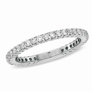 0.50 CT. T.W. Diamond Eternity Anniversary Band in 14K White Gold