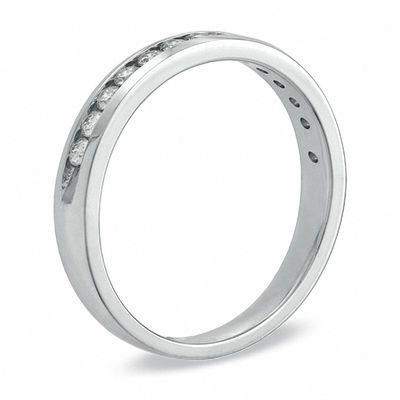 CT. T.W. Certified Diamond Band in 14K White Gold (I/SI2