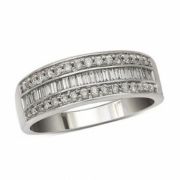 0.40 CT. T.W. Diamond Anniversary Band in 10K White Gold