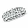 Thumbnail Image 0 of 0.50 CT. T.W. Diamond Chequerboard Wedding Band in 10K White Gold