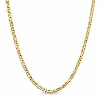 1.0mm Curb Chain Necklace in 14K Gold